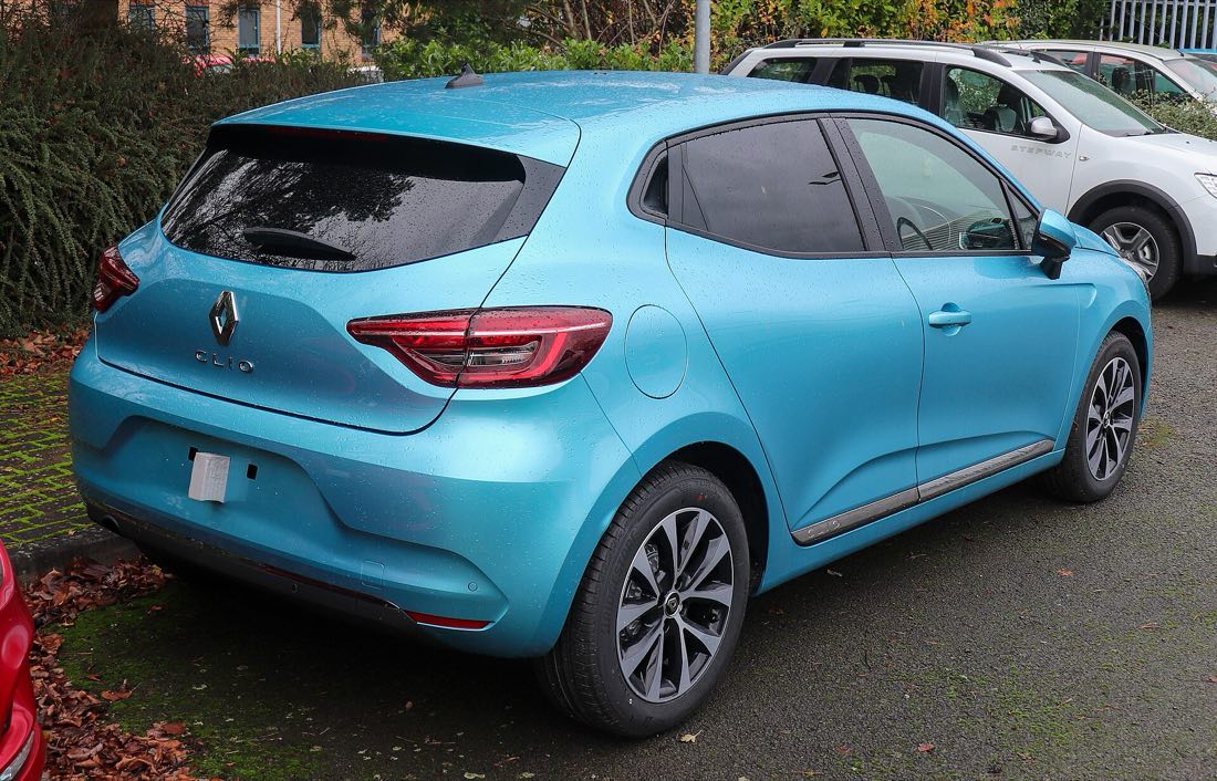 Renault Clio TCe 90 Evolution, 3/4 arrière droit