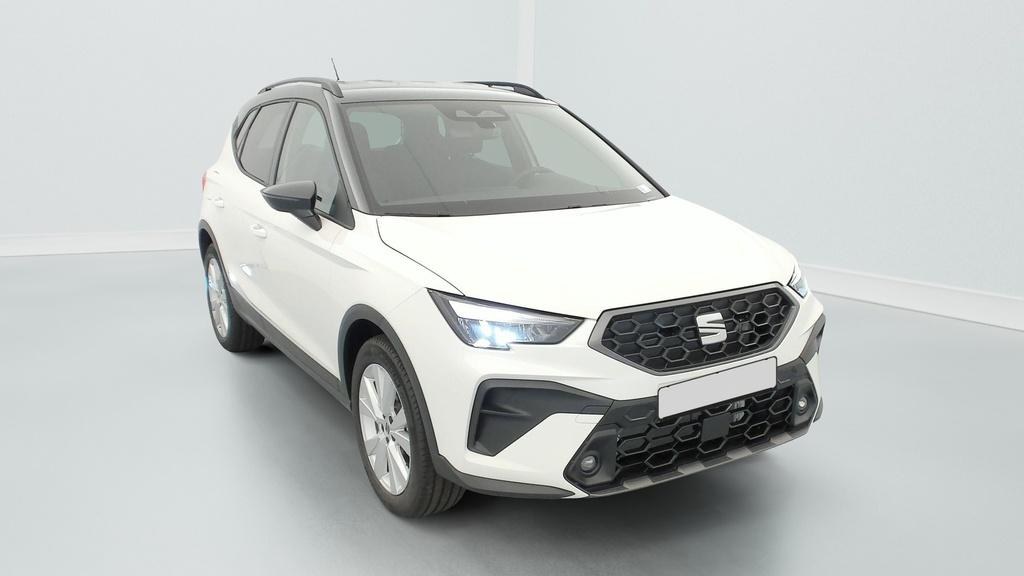 Seat Arona 1.0 TSI 115 ch Start Stop DSG7 Copa neuf, Blanc Candy / Toit Noir