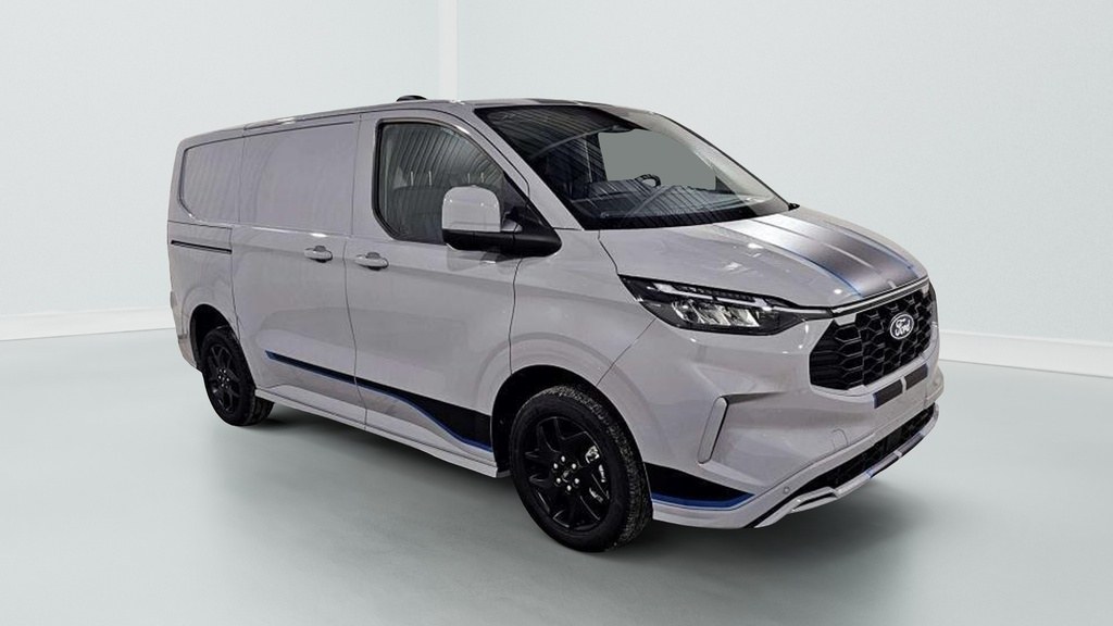 Ford Transit Custom FGN 320 L1H1 2.0 ECOBLUE 170 CH BVA8 SPORT neuf, Gris Matter
