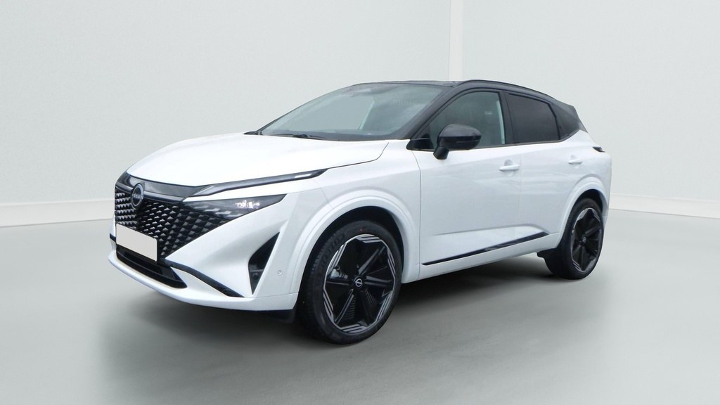 Nissan Qashqai Hybrid e-Power Gen3 205 ch N-Design neuf, Blanc Nacré/Toit Noir