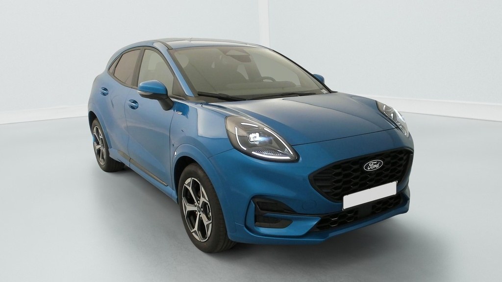 Ford Puma 1.0 EcoBoost 125 ch mHEV S&S Powershift ST-Line neuf, Fashion Bleu Aqua